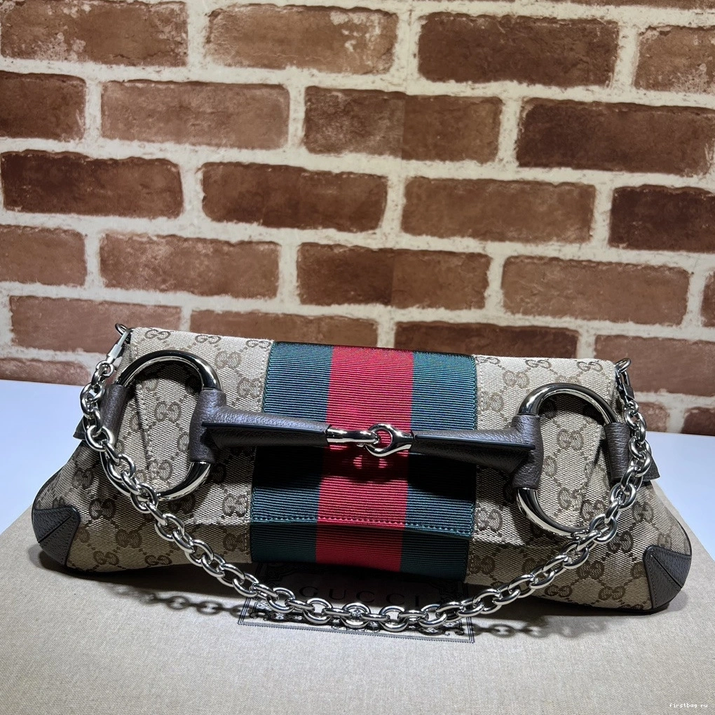 First bag ru SHOULDER BAG HORSEBIT BIG GUCCI CHAIN 0731